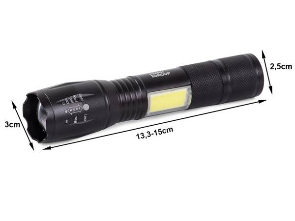 Bailong тактический светодиодный фонарь cree zoom xml t6 cob