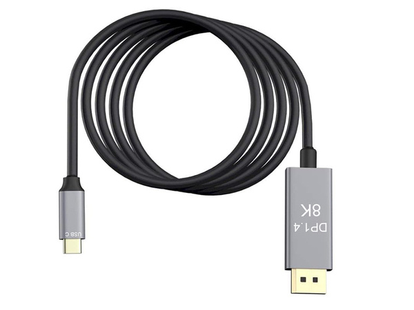 Displayport usb typ-c 1.4 video audio usb-c 8k 4k 2k кабель 1.8м