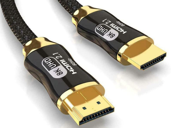 Hdmi 2.1 video cable ultra high speed 8k 60hz 4k 120hz hq gold 2m