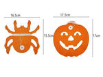 Декоративная гирлянда хэллоуин тыква/паук бумажная длинная 3 метра