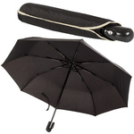 Зонт складной зонт автоматический фибра черный