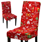 Рождественский чехол для стула декоративный универсальный резинка майкл