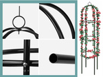 Сад пергола цветок поддержка столб для вьющихся растений арка колокол для роз 190