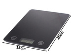 Электронные кухонные весы lcd 5 кг стеклянные точные