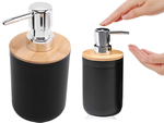 Bathroom set 6-в-1 bathroom toilet toilet handle bin black set