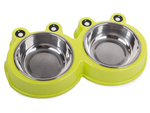 Metal dual dog box 300ml x 2