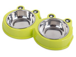 Metal dual dog box 300ml x 2