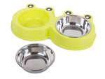 Metal dual dog box 300ml x 2