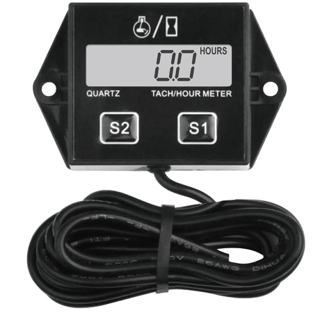 Merač motohodín tachometer 2t/4t kosačka motocykel