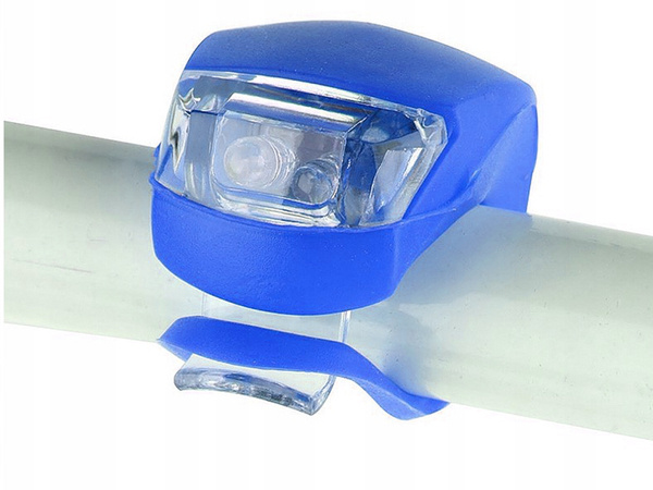 Bike light 2 led predné svetlo 2ks silikónové vodovzdorné