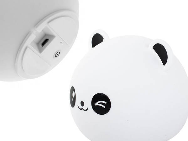 Detské nočné svetlo panda rgb led diaľkové ovládanie usb