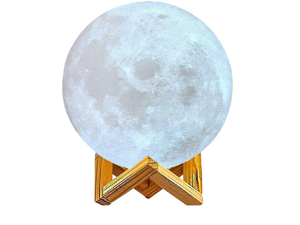 Osvetlenie 3d moon light 8cm nočné svetlo