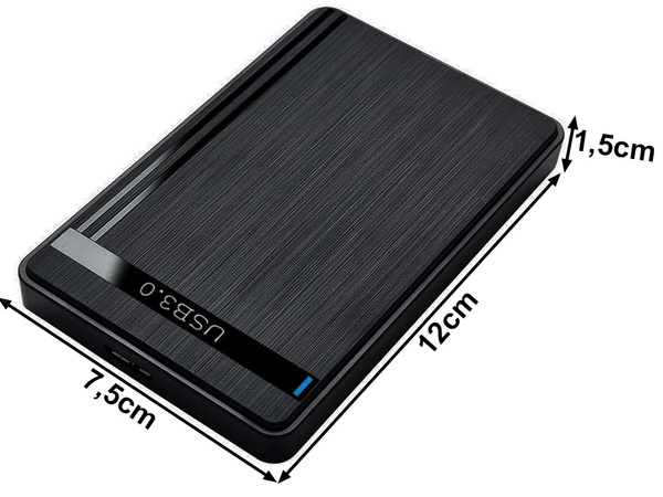 Puzdro na disk hdd ssd adaptér 2,5'' usb 3.0 sata kábel puzdro