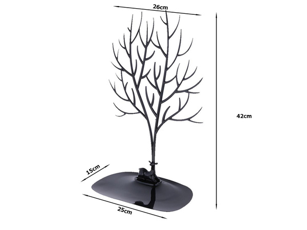 Stojan na šperky náramky náušnice organizér jeleň strom displej
