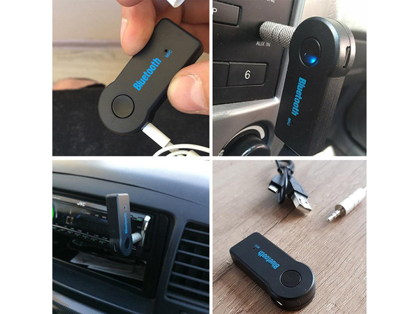 Zvukový prijímač bluetooth adaptér aux minijack