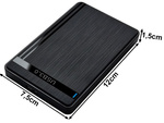 Puzdro na disk hdd ssd adaptér 2,5'' usb 3.0 sata kábel puzdro