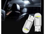 W5w t10 white cristalic led car light 2 ks component