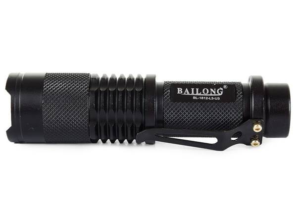 Bailong taktična vodena svetilka cree zoom xm-l3-u3