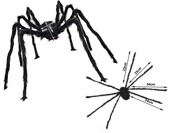 Dekoracija halloween pajek velikan tarantula