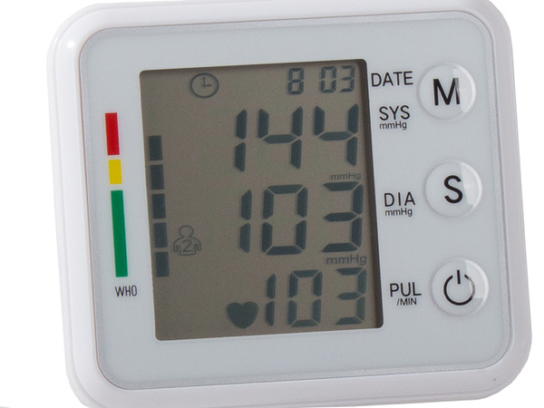 Elektronski zapestni merilnik krvnega tlaka lcd ohišje