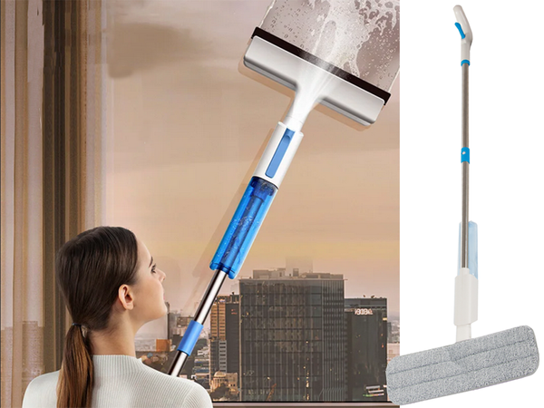 Flat mop s spray spray window washer 3x blazinice 2v1