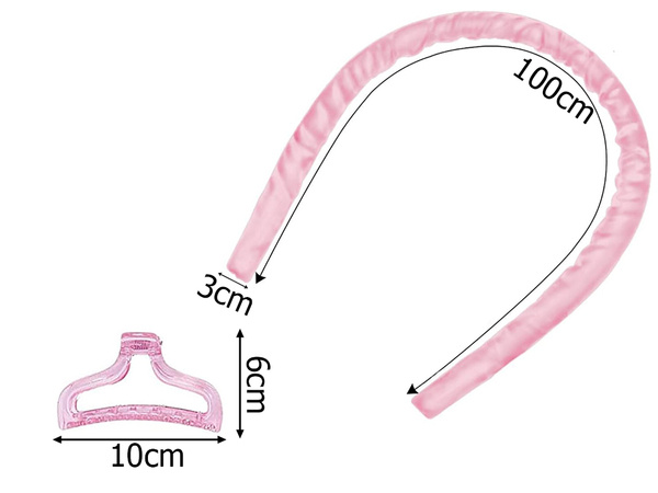 Kodralnik kodralnik papillote kodralnik za lase z elastično zaponko