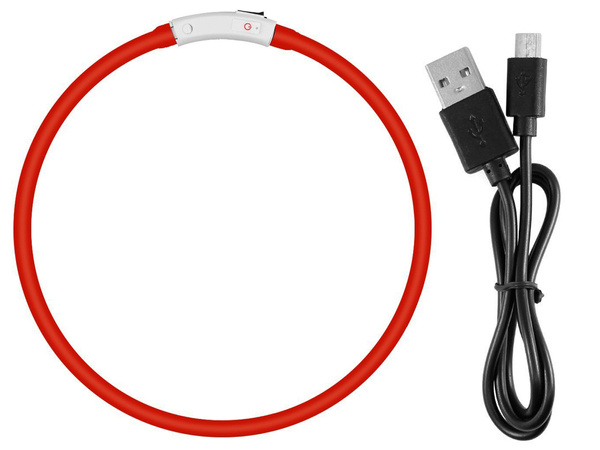 Led svetloba za pse in kočke vodoodporna nastavljiva 47cm usb