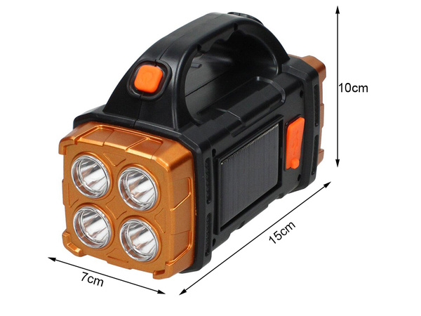 Sončna svetilka prenosna polnilna led cob powerbank floodlight