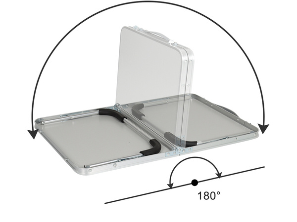 Zložljiva miza za šotorski kovček