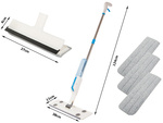 Flat mop s spray spray window washer 3x blazinice 2v1