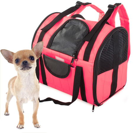 Bolsa de transporte transportín para perros mochila para gatos