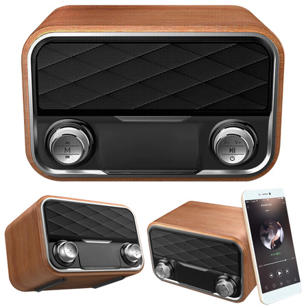 Cocina radio fm altavoz portátil bluetooth aux