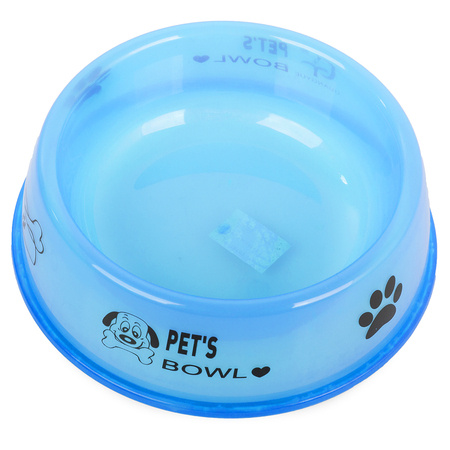 Cuenco de plástico 800ml para perro gato agua cramme