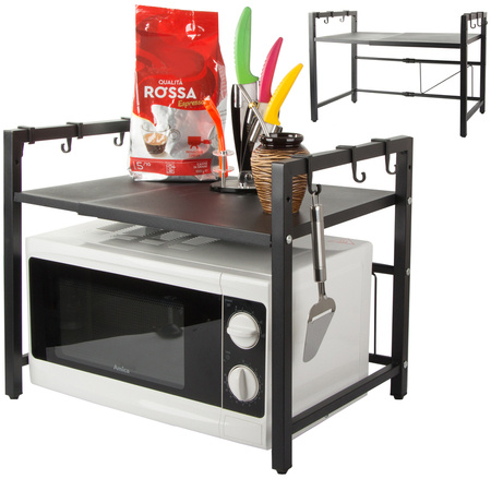 Horno microondas soporte estante ajustable