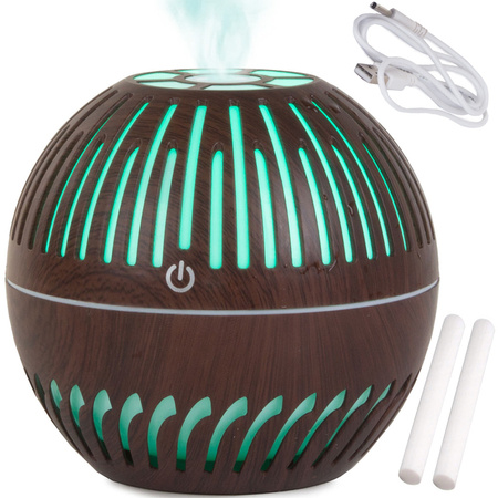 Humidificador de aire aromaterapia difusor led luz nocturna rgb