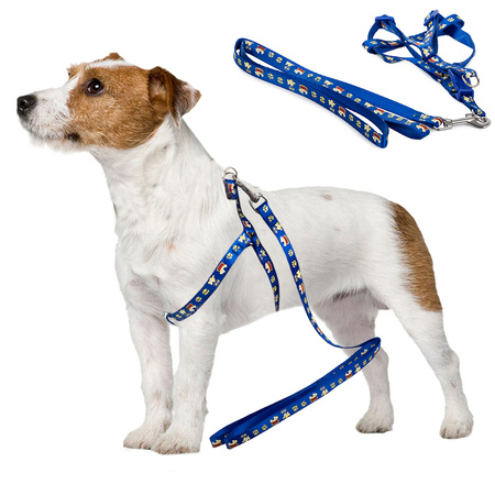 Lanyard con sujetadores arnés para perro-gato robusto 125cm