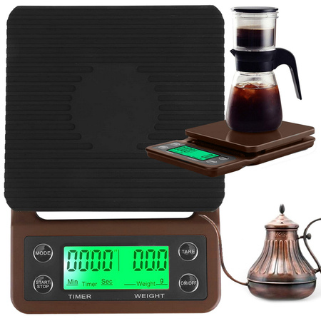 Pesas de café electrónicas tara precisa electrónica 5kg 0,1g