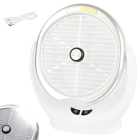 Ventilador de escritorio inalámbrico ventilador de escritorio recargable luz led