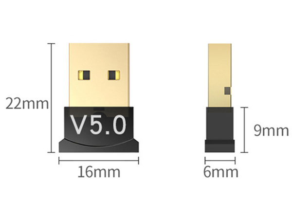 Adaptador bluetooth dongle 5.0 alta velocidad usb rápido