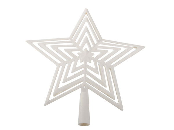 Árbol de navidad estrella árbol de navidad copa irrompible blanco