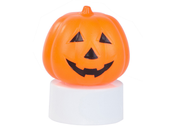 Calabaza led luz brillante figurita decoracion halloween decoracion a pilas