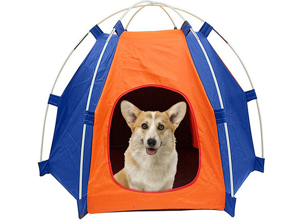 Cama de perro plegable impermeable casa de perro corralito portátil