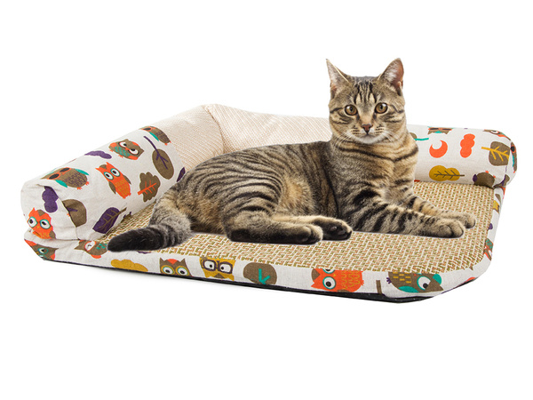 Cama para gatos colchoneta para dormir rascador m