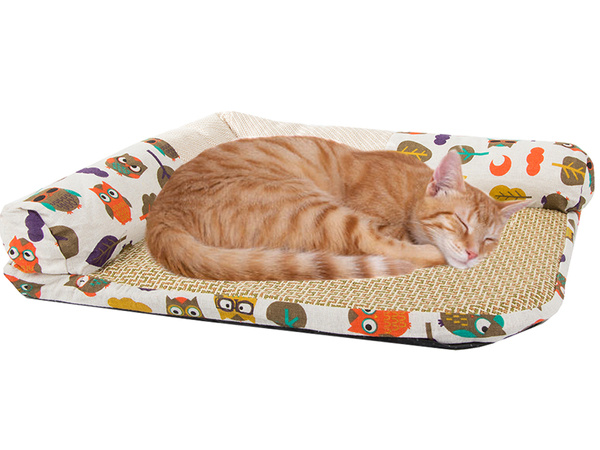 Cama para gatos colchoneta para dormir rascador m