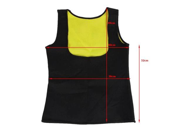 Camiseta de fitness de neopreno para mujer para adelgazar