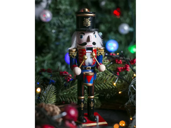 Cascanueces soldado de madera figurita decorativa de navidad regalo