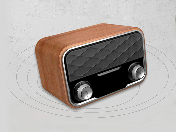 Cocina radio fm altavoz portátil bluetooth aux