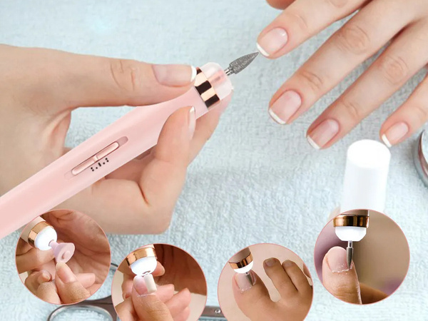 Cortador de uñas manicura cortador de cutículas pedicura usb