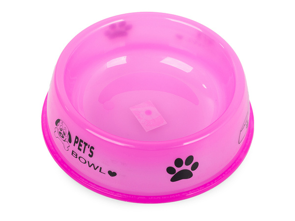 Cuenco de plástico para perro gato bebedero 0,6l