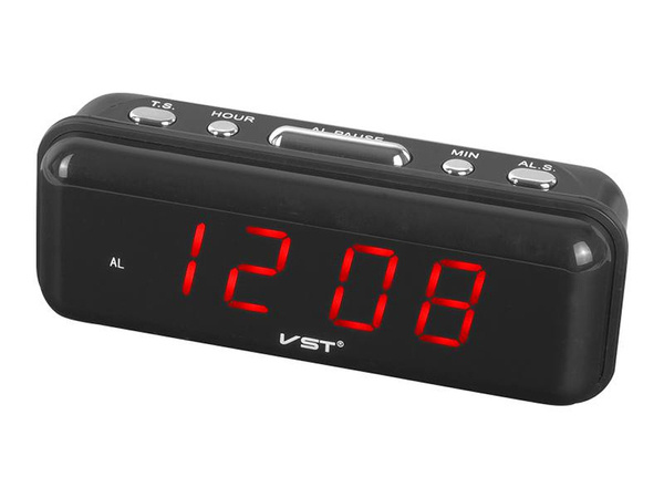 Despertador electronico red led alarma 24h